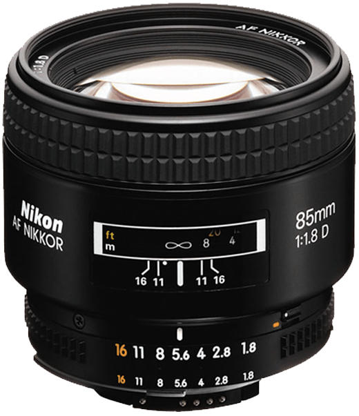 Nikon AF Nikkor 85mm f/1.8D