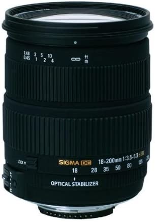Sigma 18-200mm F3.5-6.3 DC OS HSM
